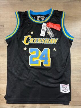 HGC Crenshaw #24 Kobe Bryant Black Basketball Jersey
